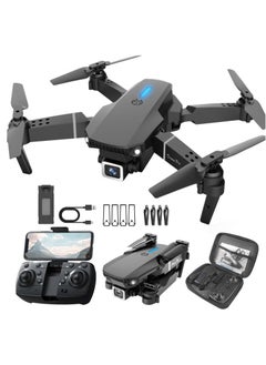 TIGER E88 4K HD Drone with Single Camera – Foldable Aerial Aircraft for Beginners, 2.4GHz Real-Time Transmission, 360° Roll, Long Battery Life, Headless Mode, Trajectory Flight & One-Key Return – UAE Delivery  - Image 3