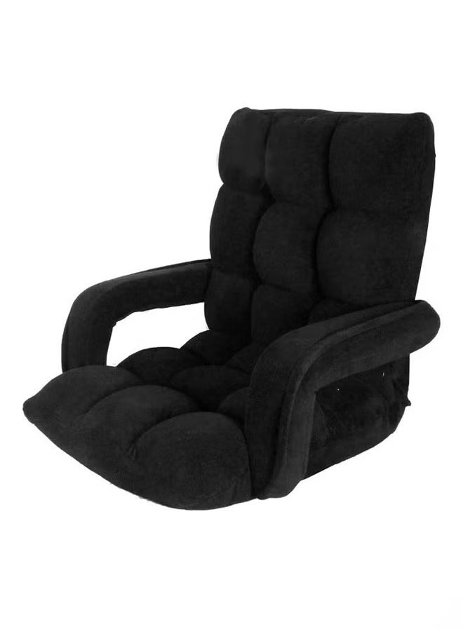 Cady One Ground chair with armrests for camping and trekking, velvet-quality foam padded with adjustable back (colors may vary)  - Image 2