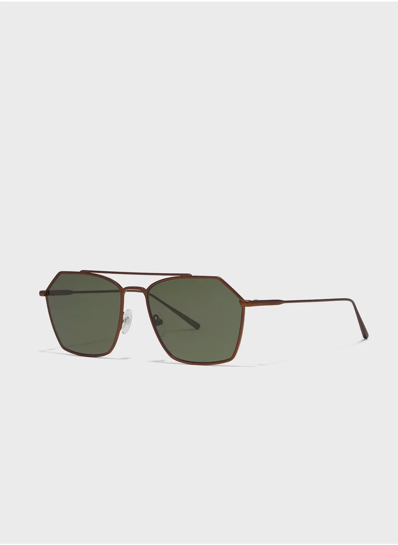 30Sundays Figaro Rectangular   Sunglasses