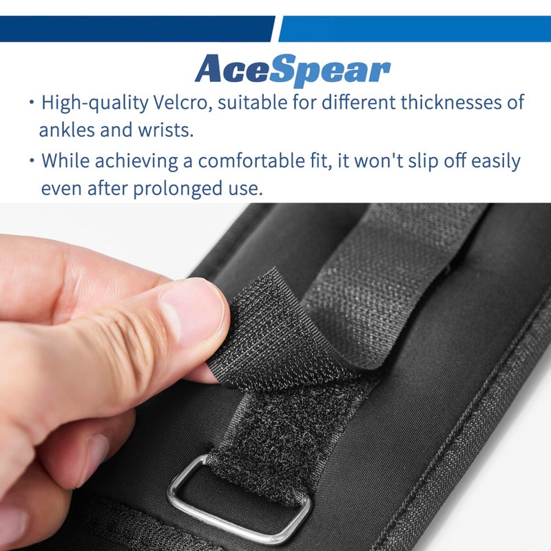 AceSpear Ankle Weights for Men Women Wrist Weights 2 * 1lb 2lbs 3lbs 4lbs 5lbs 6lbs Leg Weights Sandbags Kids Arm Hand Weights for Fitness Walking Running Gym - Image 5