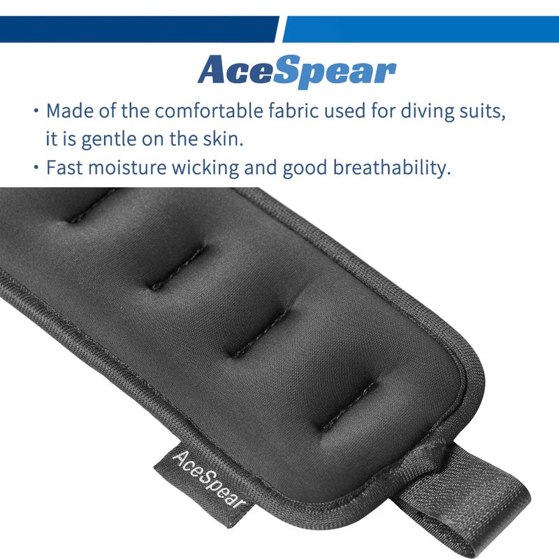 AceSpear Ankle Weights for Men Women Wrist Weights 2 * 1lb 2lbs 3lbs 4lbs 5lbs 6lbs Leg Weights Sandbags Kids Arm Hand Weights for Fitness Walking Running Gym - Image 4