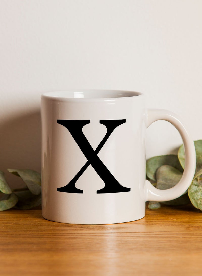 لوحة كوب سيراميك  أونصة بتصميم حرف  على الجانبين - Image 3