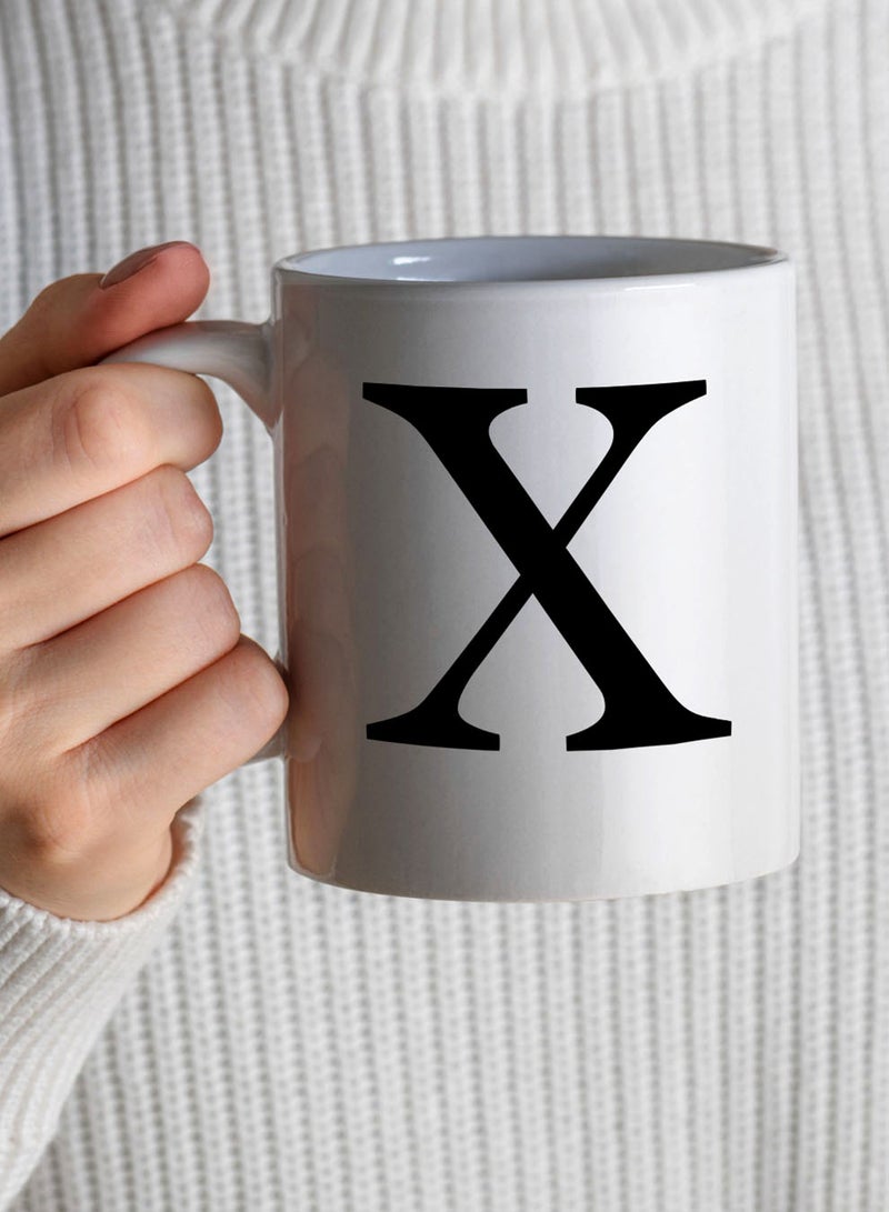 لوحة كوب سيراميك  أونصة بتصميم حرف  على الجانبين - Image 4