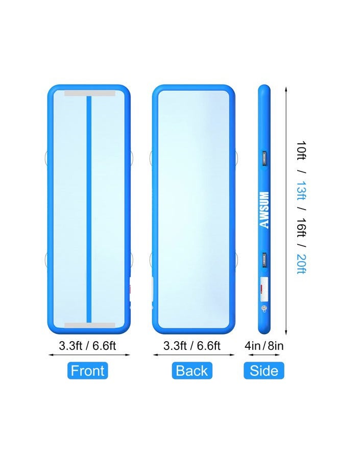 AWSUM 16 ft x 3.3ft x 8inches Gymnastics Air Mat Training Tumbling Mat Gymnastics Tracks with Electric Air Pump for Gym/Water/Yoga/Home use - Image 3