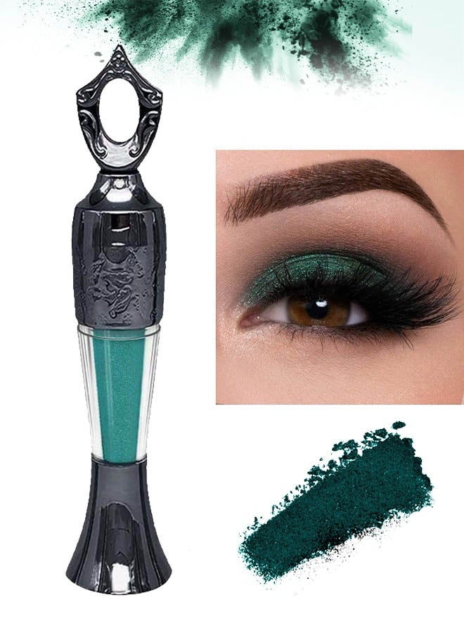 lakerain Kohl Powder Eyeliner，100% Natural Egyptian Eyeliner – Inspired by Ancient Egyptian Beauty, Handmade  Power Eyeliner, Powder Eye-Liner Intense Color, Long-Wearing, Smudge-Proof(#4 Green) - Image 1