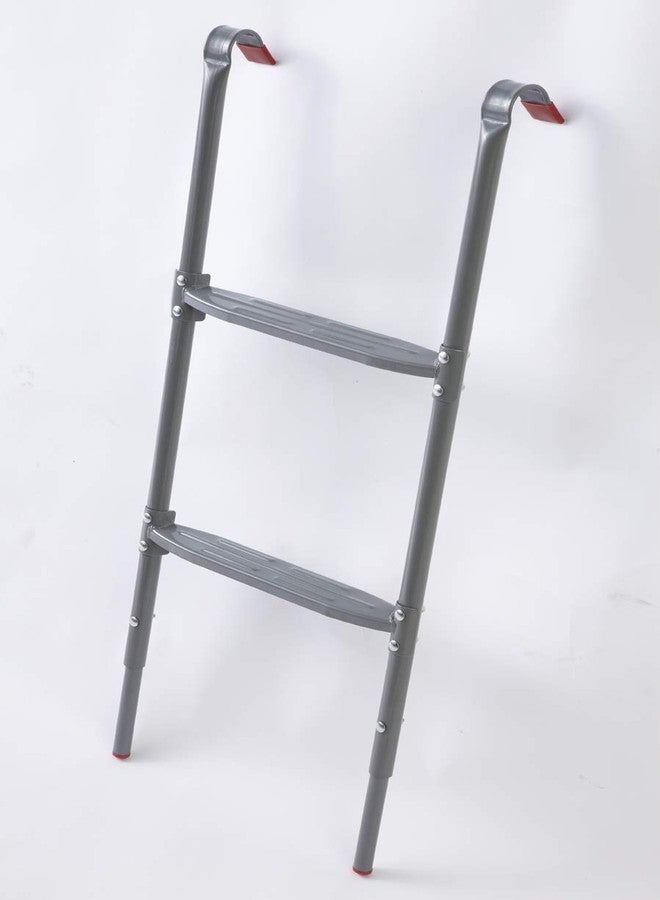 JumpKing Flat Step Trampoline Ladder, Grey, 7 lbs Box is 33 x 5 x3 - Image 1