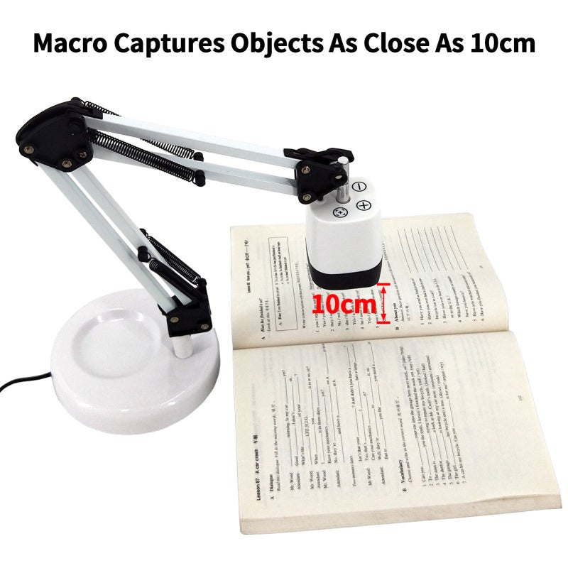 Document Camera: 8.0MP Ultra High Definition, Auto-Focus Lens, USB Interface - Multi-Joint Design, LED Light & Anti-Glare Sheet, Wide System Support for Classroom, Office, Home Remote Teaching & Confe - Image 2
