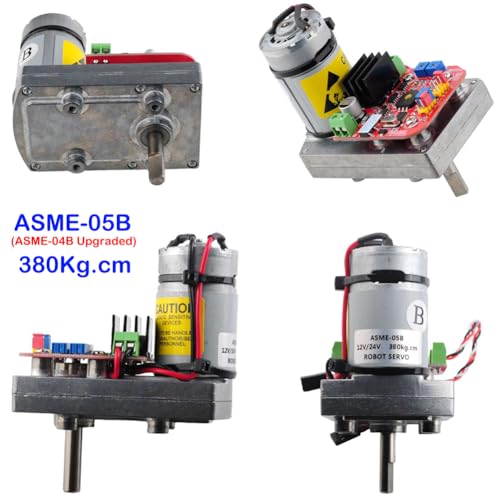 DIYmall ASME05B 380kgcm RC Servo HighPower HighTorque 300 Degree Servo Steering Gear DC 1224V Large Robotic Manipulator for RC Car Robot - Image 5