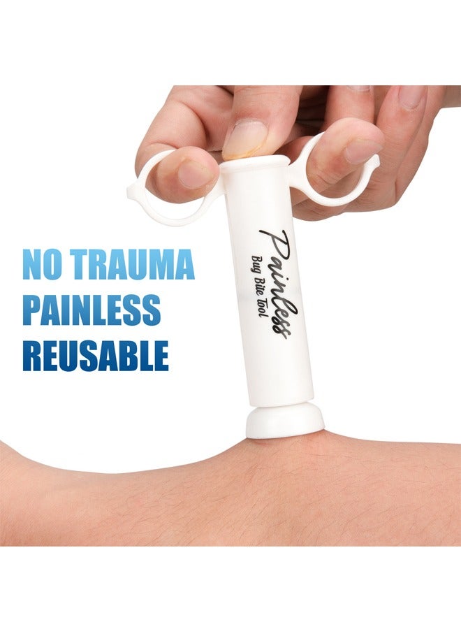 نيبمينينت أدوات شفط - لدغات الحشرات والنحل / لسعات النحل ، تخفيف لدغات الحشرات الطبيعية ، خالية من المواد الكيميائية - أبيض - Image 1