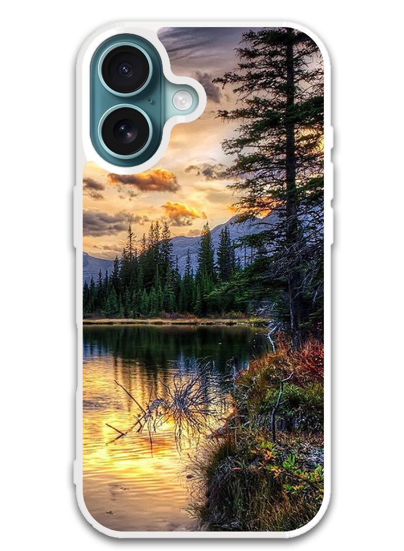 Theodor Protective Case Cover For APPLE IPHONE 16 Plus Nature (White Bumper) - Image 1