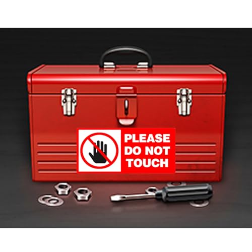 Top label TOPLABEL Do Not Touch Warning Sign Label Stickers,2x4 Inch,15 Pcs Per Pack - Image 5