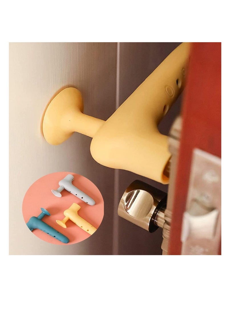 Generic - غطاء مقبض الباب من السيليكون - مقبض باب مضاد للتصادمات - سدادة الباب - ألوان متنوعة... - Image 1