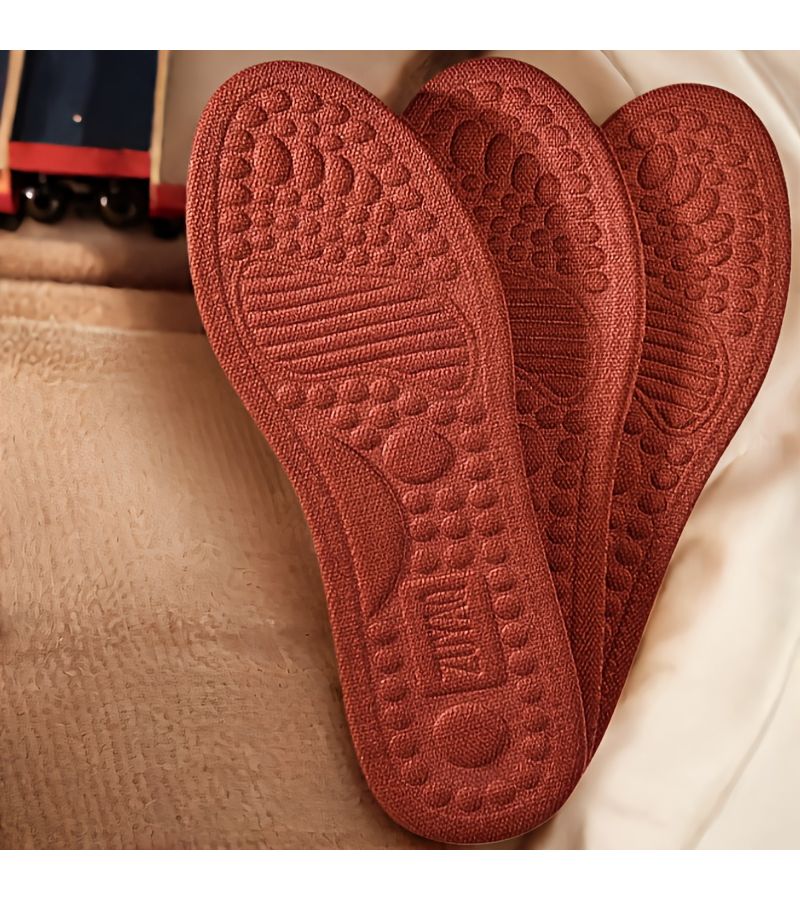 4 Pcs 39-40 26cm 5D Massage Insole Pads Anti Heel Arch Spinal Support Unisex Cushioned Shoe Inserts For Sneakers Boots Slippers All Season Foot Care - Image 5