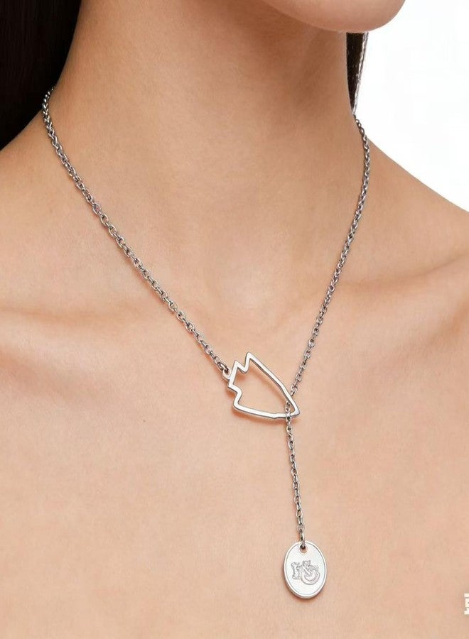 imani Necklace for Football Fans K&C Kansas City Inspired jewelry Cheerleader Gameday Party Decor Outfits （K&C Y Necklace gold - Image 2