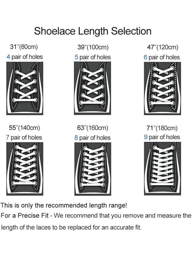 3-Piece Flat Laces 8mm Single-Layer Flat Laces Suitable For Sports Leisure, Mountaineering, Basketball, And More (Black) - Image 3