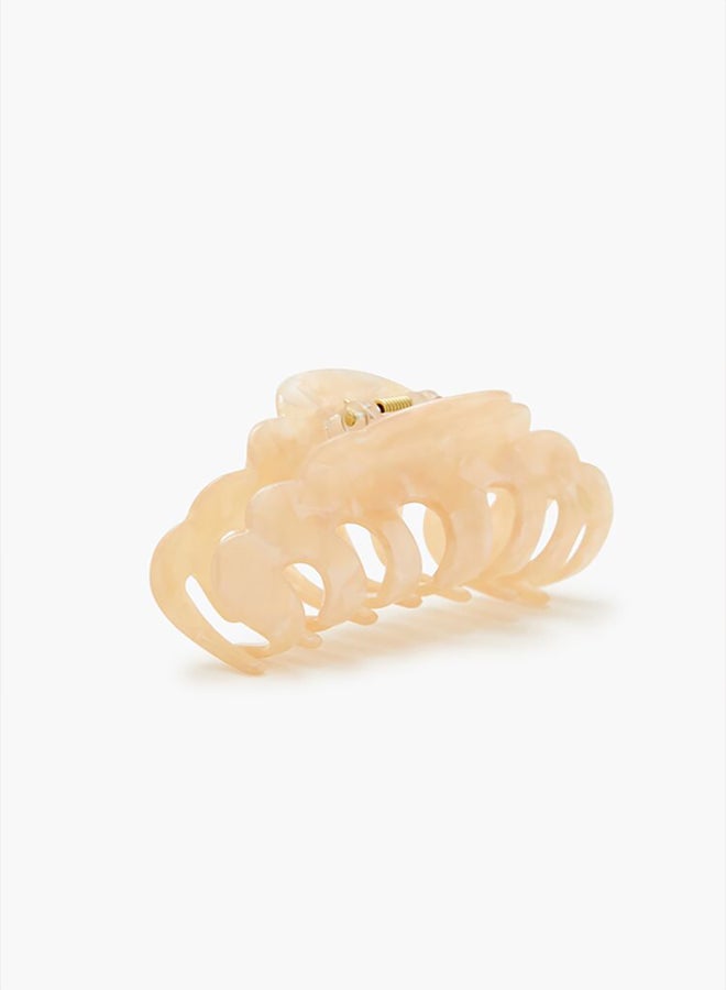 FOREVER 21 Scalloped Marble Claw Clip - Image 3