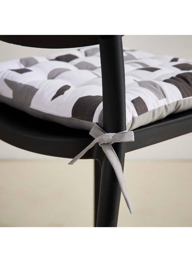 Home Box Snazzy Astri X Printed Chair Pad 40 X 40 Cm - Image 4