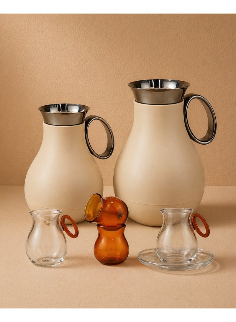 R A Z Arabic Coffee & Tea Set, Flasks & Cups Bundle - Image 1