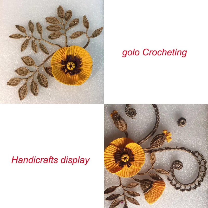 Golo Crochet Thread Size10 Yarn for Hand Knitting Crochet Yarn Orange 221 - Image 2