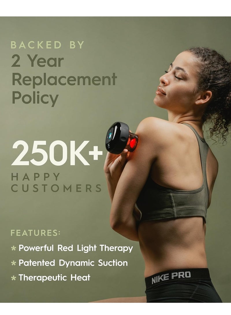Generic The Original 4-in-1 Smart Cupping Therapy Massager, Red Light Therapy for Targeted Pain Relief, Knots, Aches, Muscle Soreness, Circulation & Tighter Skin, Portable Cupping Kit  - Image 3