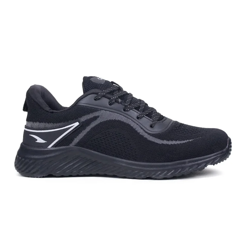 Asian Black Lightweight Sneakers for Men