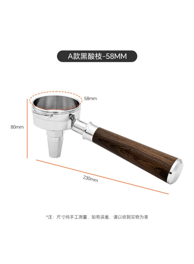 Extractable Tea Coffee Machine Handle E61 Universal Commercial Milk Tea Beverage Modified Semi-automatic Solid Wood Handle Coffee Handle