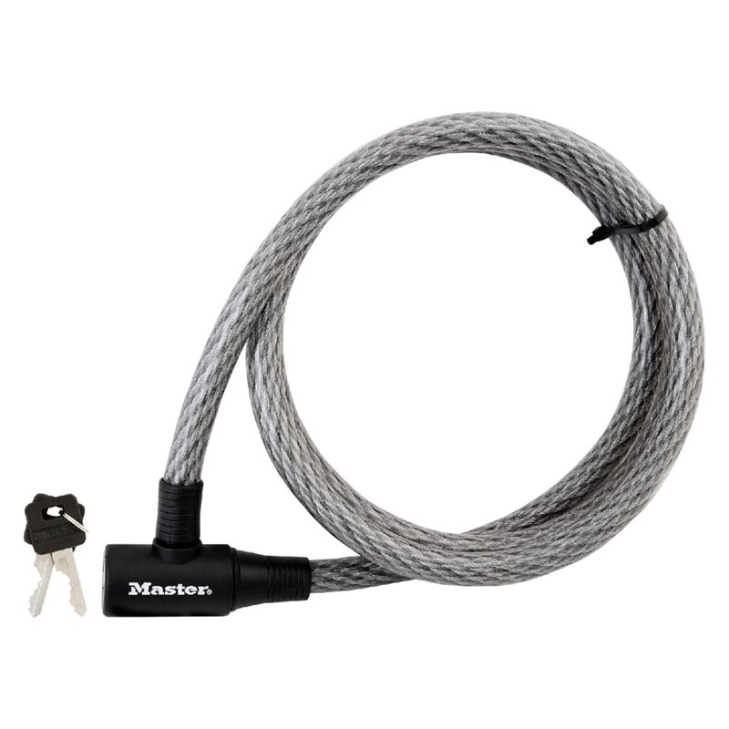 Master Lock Cable Lock, Keyed Bike Lock, 6 ft. Long, 8155D - Image 5