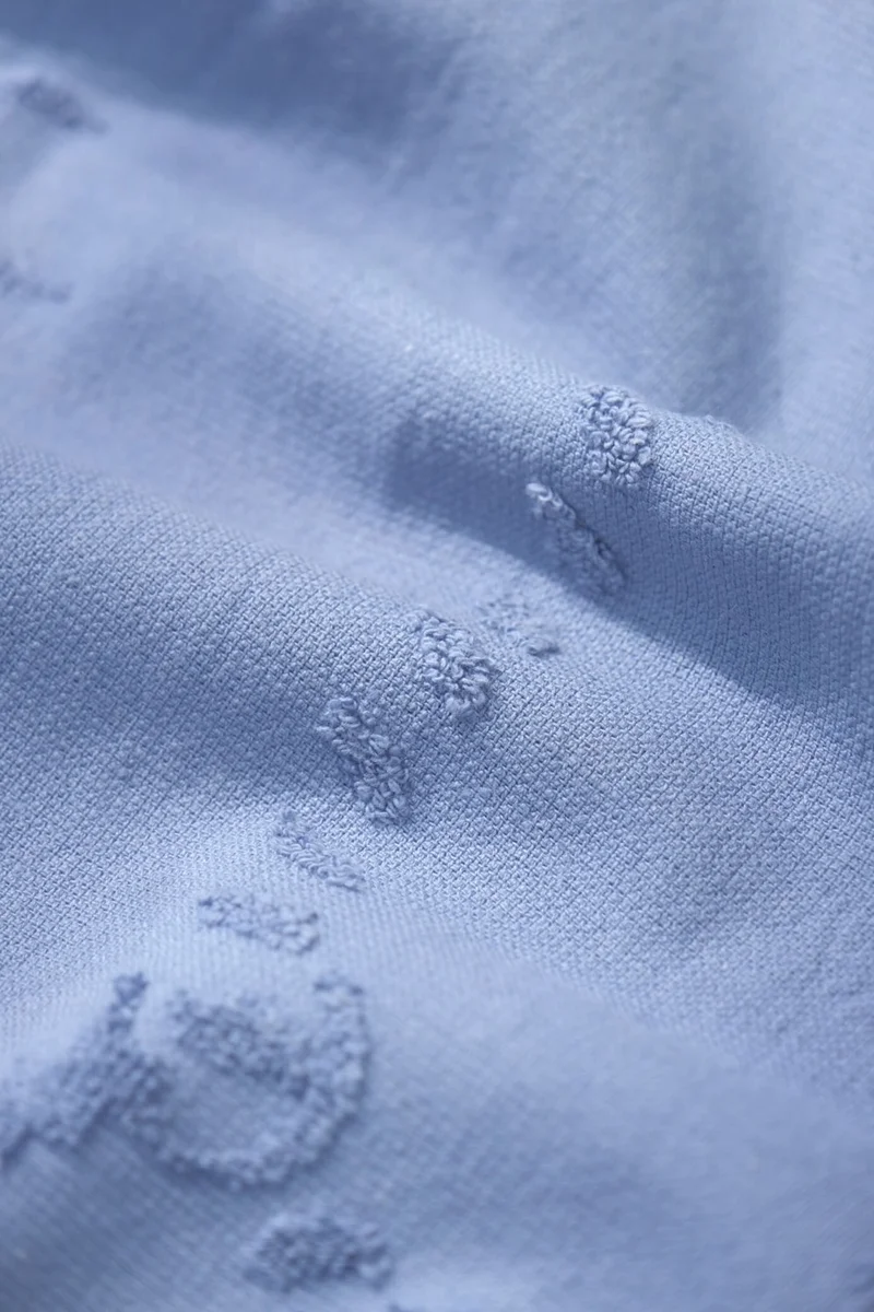 فافورا Trend 100% Cotton Embossed Beach Towel - Blue