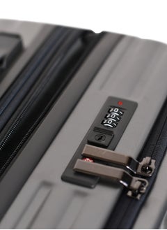 MORANO Morano Modern Polycarbonate Lightweight Carry-on Luggage with Front Pocket and Built in TSA Lock (Grey) 20 Inch Dimension 35*21*49 CM  - Image 4