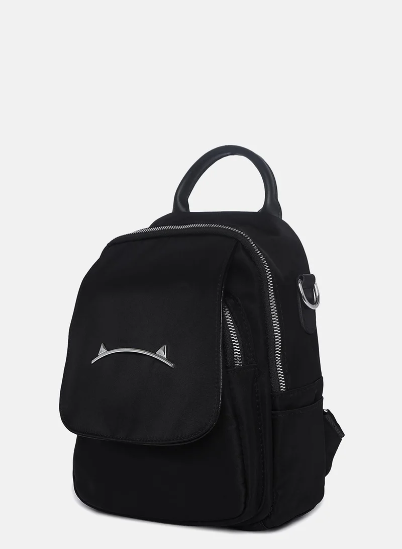 On-The-Go Glamour Black Backpack