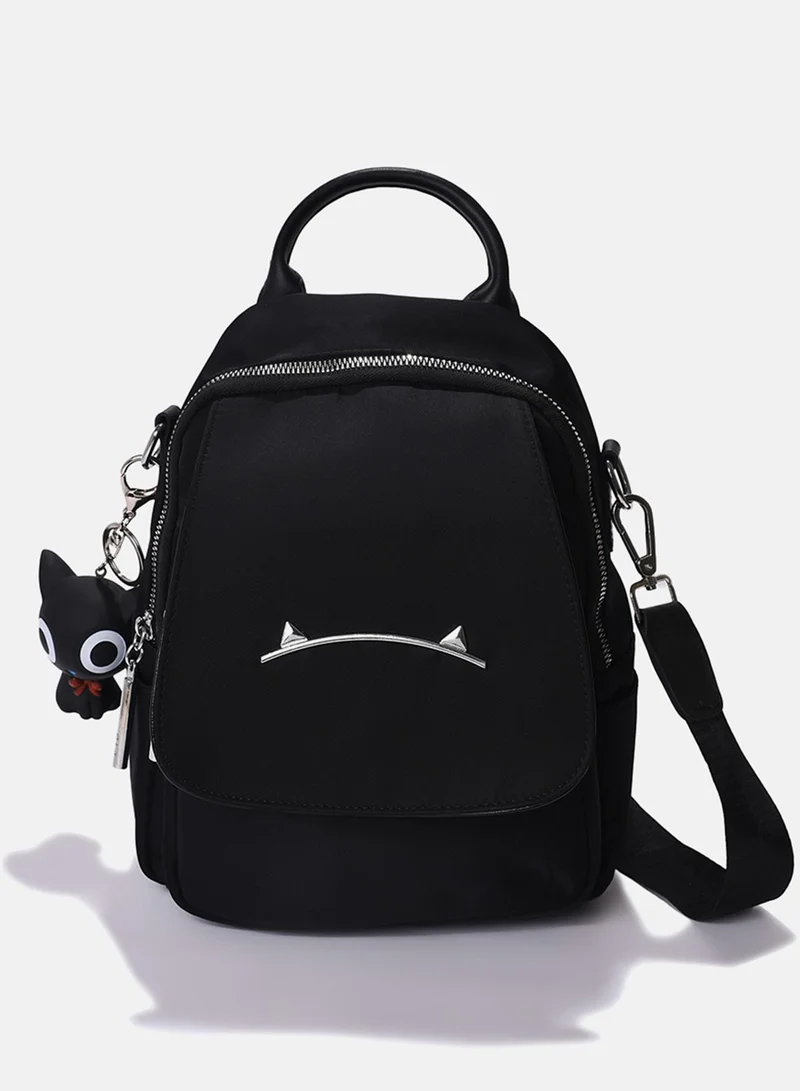 Haute Sauce  On-The-Go Glamour Black Backpack for Women | Best Price UAE