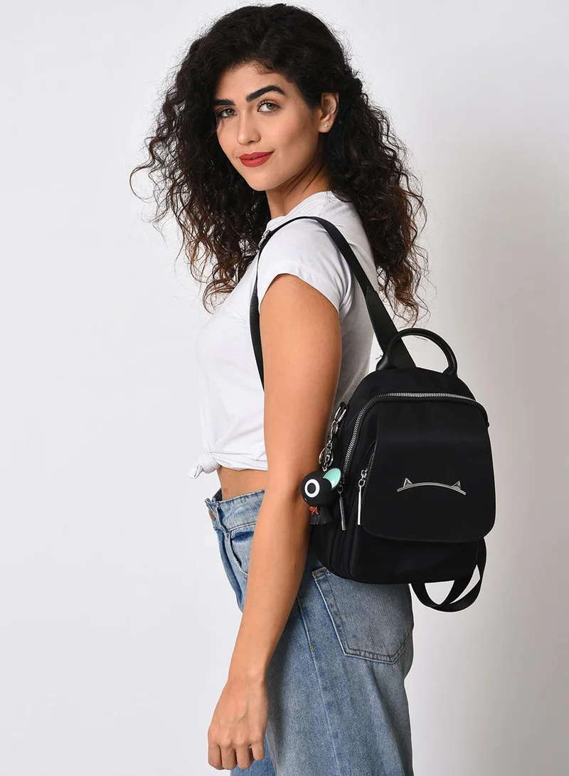 Haute Sauce  On-The-Go Glamour Black Backpack for Women | Best Price UAE