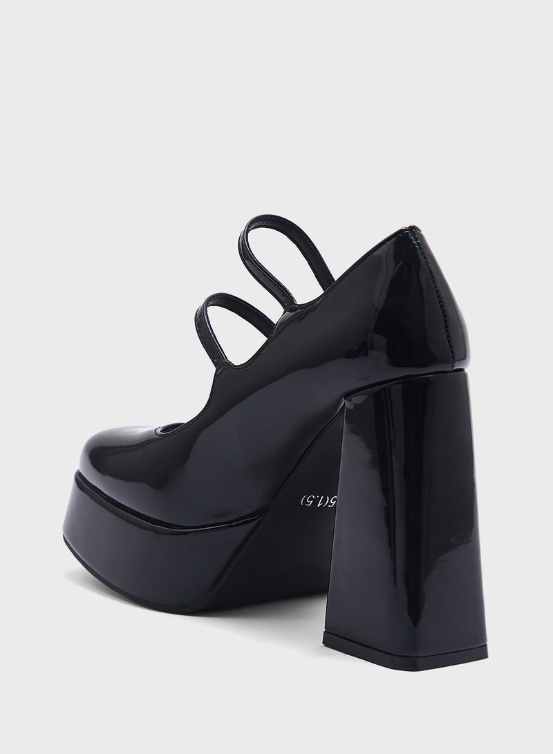 Ginger Heeled Mary-Jane Pump  - Image 3