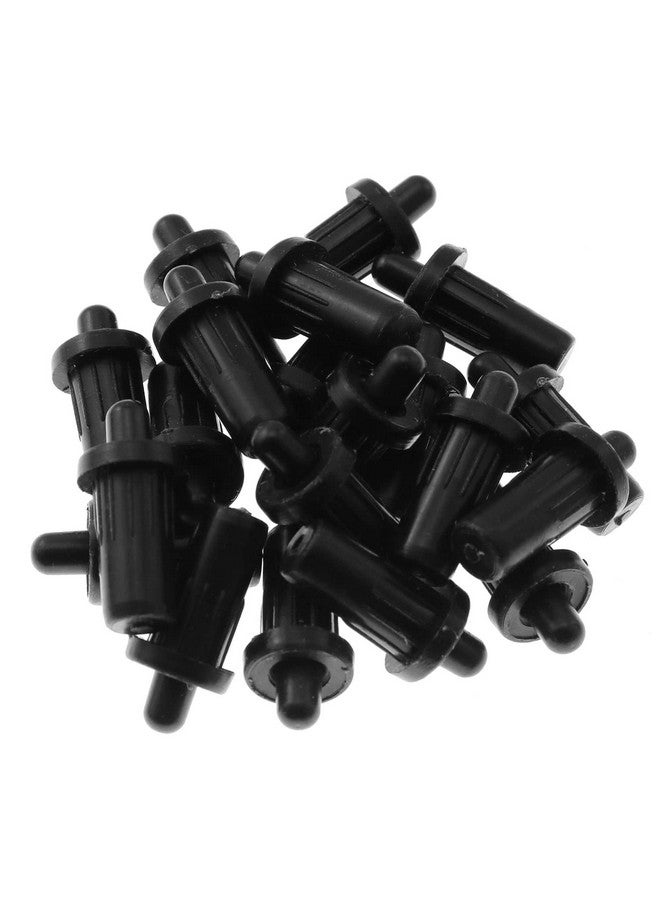 ماكسمورال دبابيس إصلاح باب الخزانة من Maxmoral، 20 قطعة، دبابيس بديلة لمصراع بلاستيكي محمل بنابض، دبابيس زنبركية للباب، 25 مم × 7.5 مم، أسود - Image 5