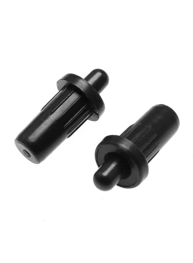 ماكسمورال دبابيس إصلاح باب الخزانة من Maxmoral، 20 قطعة، دبابيس بديلة لمصراع بلاستيكي محمل بنابض، دبابيس زنبركية للباب، 25 مم × 7.5 مم، أسود - Image 2