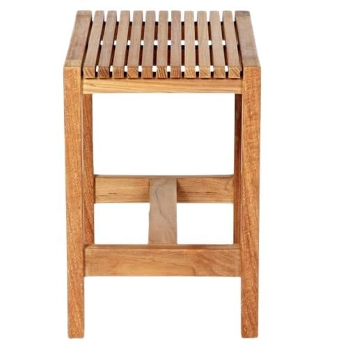 E COM Decor Wooden Solid Multipurpose Shower BenchStool for Bedside CornerIndoor or Outdoor Decorative Furniture  - Image 3