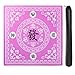 GUSTARIA Mahjong MatMahjong Table Mat with 3 Dice Carrying Bag for Card Board Tile Games Anti Slip and Noise Reduction Table CoverPink 315 inches - Image 2