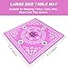 GUSTARIA Mahjong MatMahjong Table Mat with 3 Dice Carrying Bag for Card Board Tile Games Anti Slip and Noise Reduction Table CoverPink 315 inches - Image 4