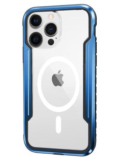 iPhone 14 Pro Max Case Hybrid Heavy Duty Defender Anti-Drop Transparent Cover Wireless Charging Bumper Frame Blue - pzsku/Z40848C2988993F53DA52Z/45/_/1670134652/efccb198-644c-4cde-956a-bf934cdd621b