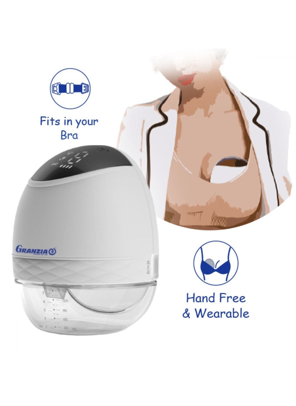 Granzia Electronic breast milk pump model sutiafeed 