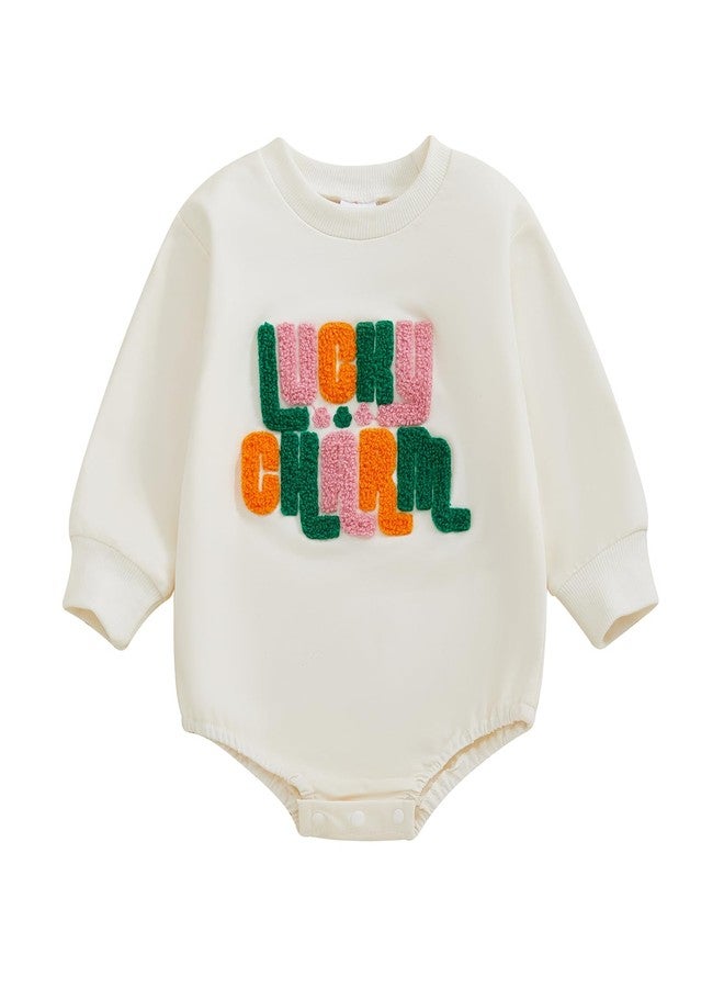 Thorn Tree Irish Baby Clothes Clover Printed Sweatshirt Warmly Spring Infant Girl Boys St. Patrick's Day Sweater (US, Age, 9 Months, 12 Months, Lucky Set) - Image 1