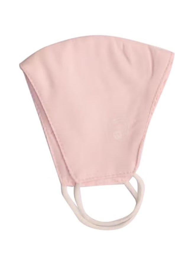 Generic Set of 3 reusable fabric face masks with breathable antibacterial filters and ultra-flexible ear loops for comfortable and secure wear Pink  - Image 1