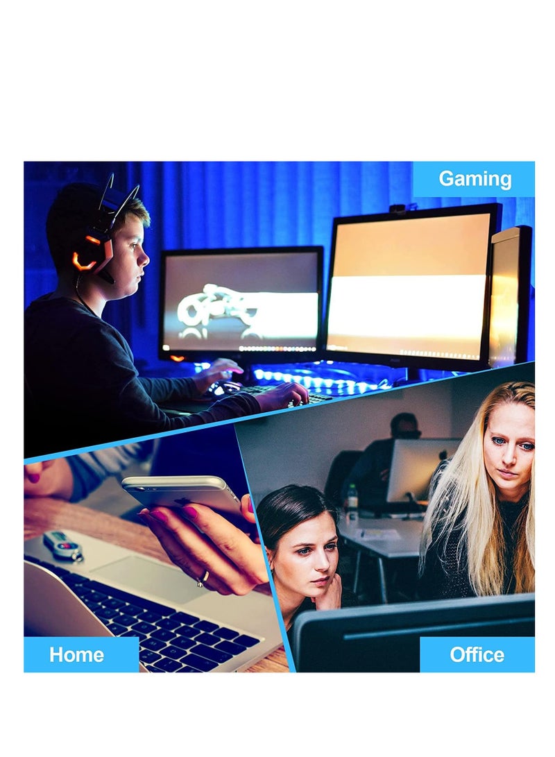 USB Heated Mouse Pad Hand Warmer, Ergonomic Heating Gaming Mouse Pad Mat, with Wrist Rest for Office Home Computer Laptop, Non-Slip Rubber Base, Small Desk Mousepad Gift, Made of Neoprene - Image 4