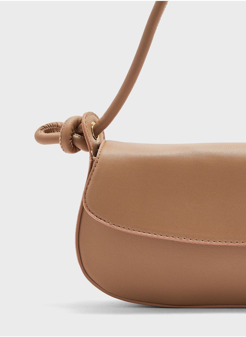 ELLA - Minimalist Flap Saddle Bag - Image 1