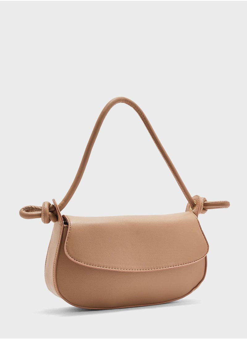ELLA - Minimalist Flap Saddle Bag - Image 1