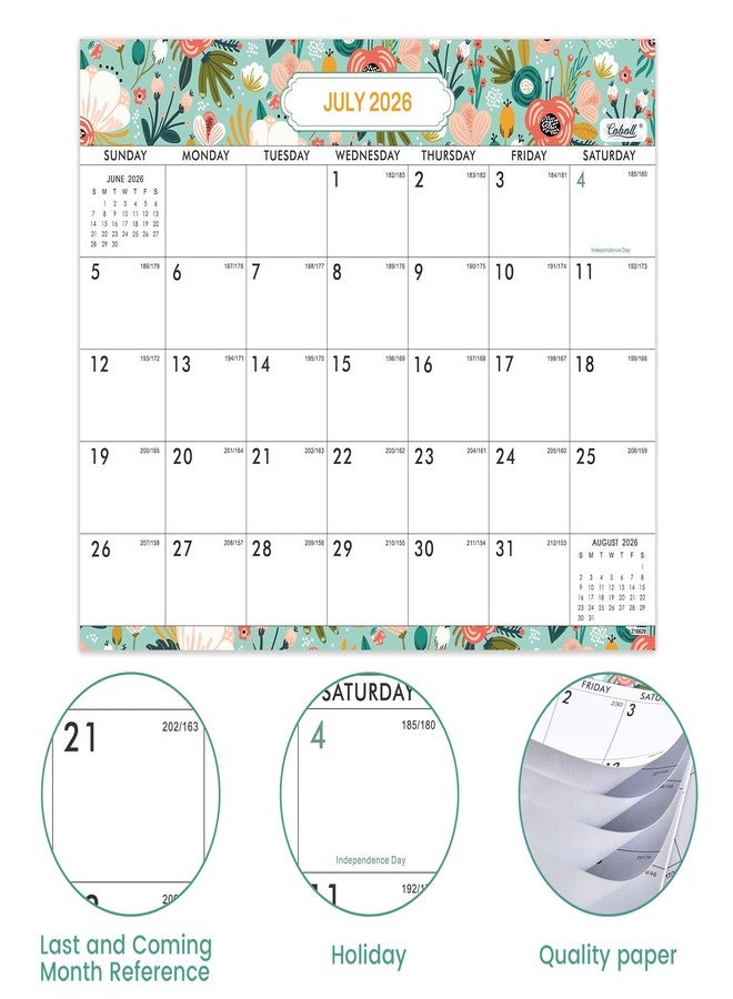 Coboll 2026-2027 Magnetic Calendar - 2026-2027 Calendar from Jul.2026 - Dec.2027, Magnetic Calendars for Fridge, 8" × 10", Tear-off Pad, Perfect Magnetic Calendars for Refrigerator - Image 4