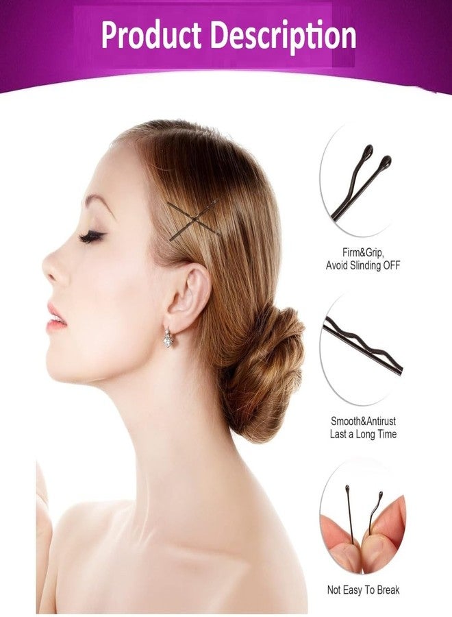 Tintoo 60 pcs Black Bobby Pins, Set of Hairpins with Box || Premium Hair Pins for Kids, Girls and Women, Great for All Hair Types (Small) - Image 3