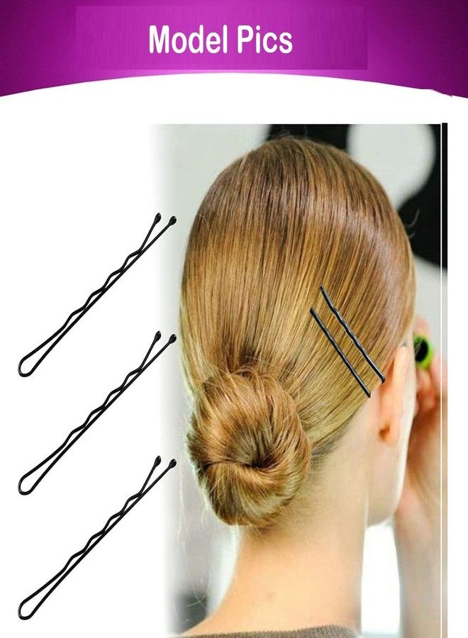 Tintoo 60 pcs Black Bobby Pins, Set of Hairpins with Box || Premium Hair Pins for Kids, Girls and Women, Great for All Hair Types (Small) - Image 4