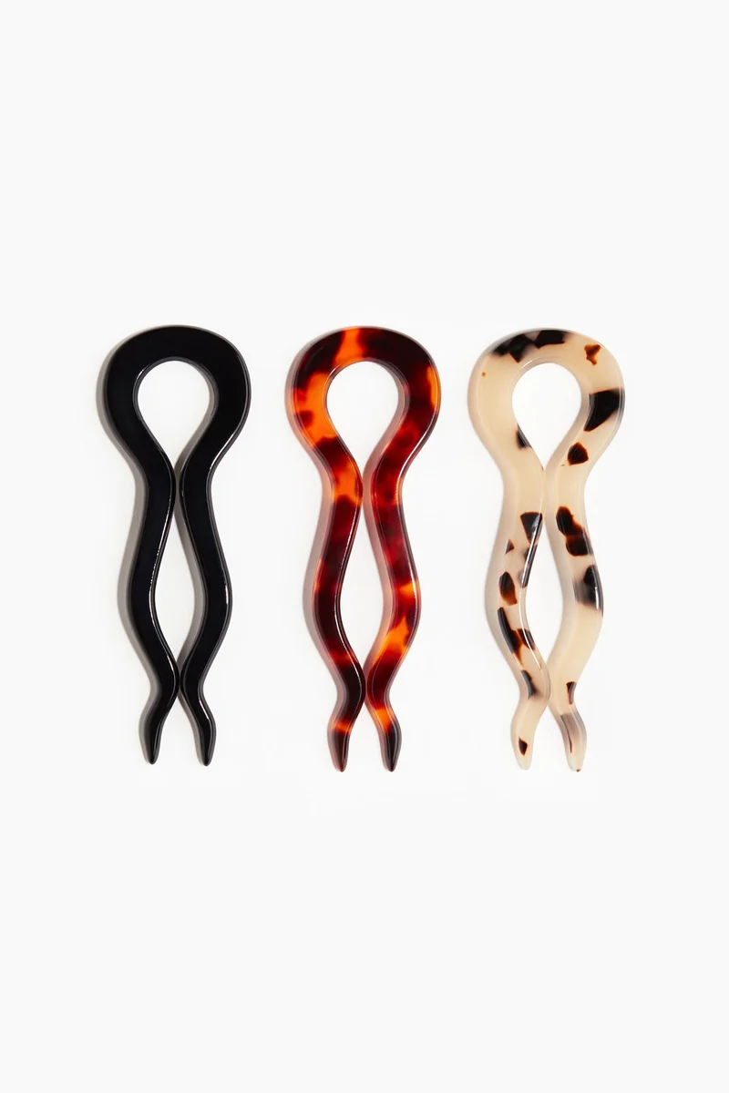 H&M 3-pack hair sticks