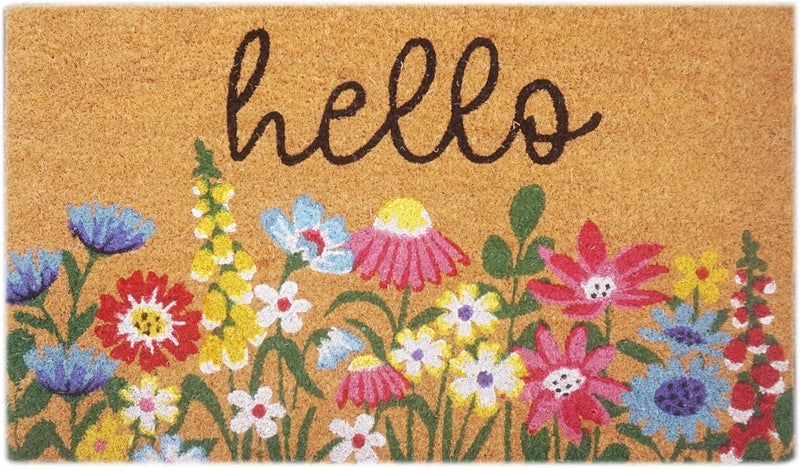 Orchid حصيرة باب مطبوعة مرحباً بأوركيد 45X75 سم - Image 1